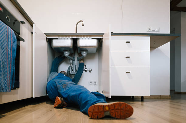 Professional Emergency Plumber technician working in Sturgis, MI